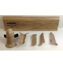 Комплектующие к плинтусу WIMAR 819 Дуб летний