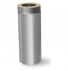 Сэндвич-труба LAVA 130/200 L-0.5м нерж/оцин. (0.5)