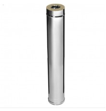 Сэндвич-труба LAVA 115/180 L-1.0м нерж/оцин. (0.5)