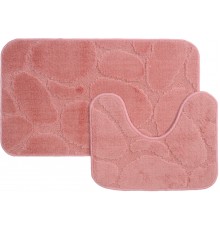 Коврик комплект в+т  HomeElit, розовый 0.5*0.8м