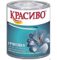 Красиво Грунт ГФ-021 темно-серый 0.8