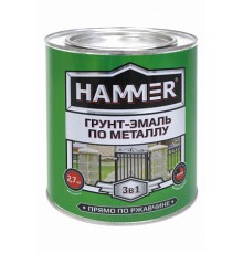 Hammer грунт-эмаль по мет. зелёный 2.7кг