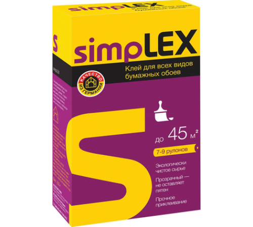 Купить simpLEX Клей для бумажных обоев 250г в Любани Купить simpLEX Клей для бумажных обоев 250г в Любани