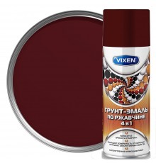 VIXEN грун-эмаль 4в1 кр.вино аэрозоль RAL3005