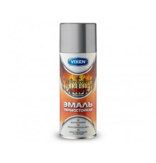 VIXEN Эмаль термостойкая Серебристая аэрозоль+600 *С 520мл