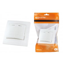 Выключатель 2-кл внутр.10А IP20 Белый Индикатор  SQ1814-0005