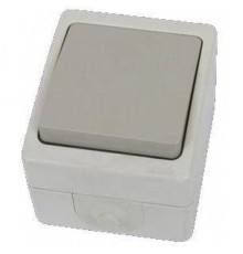 Переключатель  1-кл нар.10A IP54 Серый SQ1803-0003