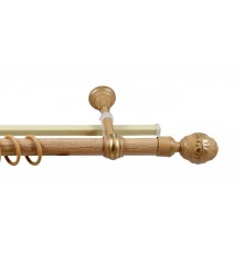 Карниз круглый 3м ясный дуб/платина LEGRAND