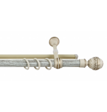 Карниз круглый 2.4м чайное золото/платина LEGRAND