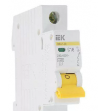 Автомат IEK ВА47-29 230/400V  С16 1Р