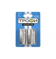 Батарейка Трофи щелочный элпитания LR20-2BL 1.5V
