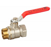 TeRma Кран шаровый Ручка в/н 1/2" красн.31002 (26112)