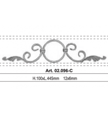 Кованый элемент узор фигурный 02.096-С