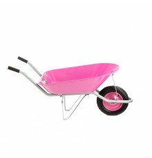 Тачка садовая Pink Line,объем 78л 1-колесо,68969