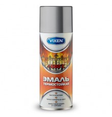 VIXEN Эмаль термостойкая Графит аэрозоль  +600 *С 520мл