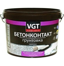 Бетонконтакт грунтовка акриловая 3кг "VGT"