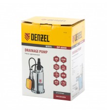 Дренажный насос DP600Х/Вт подъем 7,5м 8500л/ч Denzel 97220