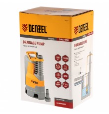 Дренажный насос DPХ950/Вт подъем 8,5м 15500л/ч Denzel 97227