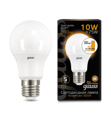 Лампочка светодиодная Gauss LED A60-10W-2700-Е27 т.свет