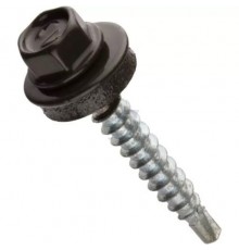 Саморез кров RAL 8019 Корич 4,8*35
