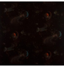 Обои Космос 1317-3 гор.тис. винил.на флиз.ос.черно-шокол. 1,06*10м