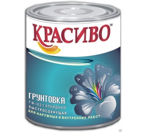 Купить Красиво Грунт ГФ-021 темно-серый 1.8кг в Любани Купить Красиво Грунт ГФ-021 темно-серый 1.8кг в Любани