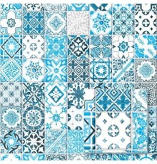 Обои Ambiente Плитка винил крупн.син. 451212W 0,53*10м