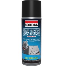  SOUDAL CLEANER Очиститель и обезжириватель поверхностей 400мл(272401)